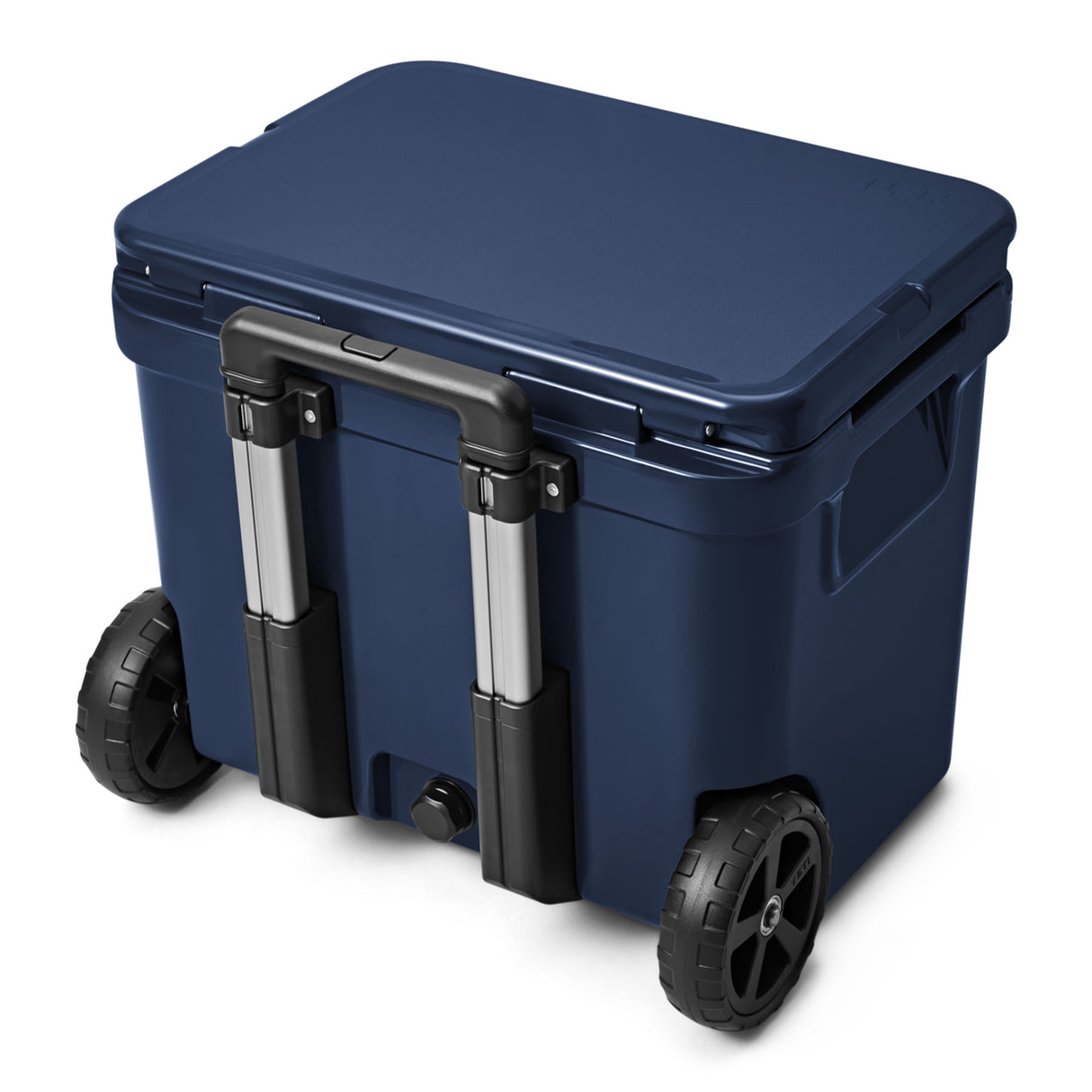 YETI Roadie 60 Wheeled Cool Box Navy-Wild Vine Red - 53 Degrees North 