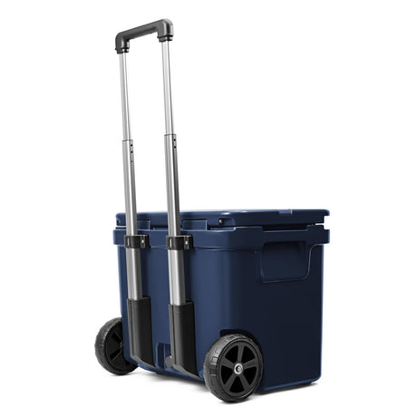 YETI Roadie 60 Wheeled Cool Box Navy-Wild Vine Red - 53 Degrees North 