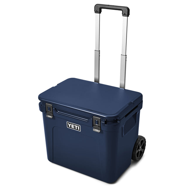 YETI Roadie 60 Wheeled Cool Box Navy-Wild Vine Red - 53 Degrees North 