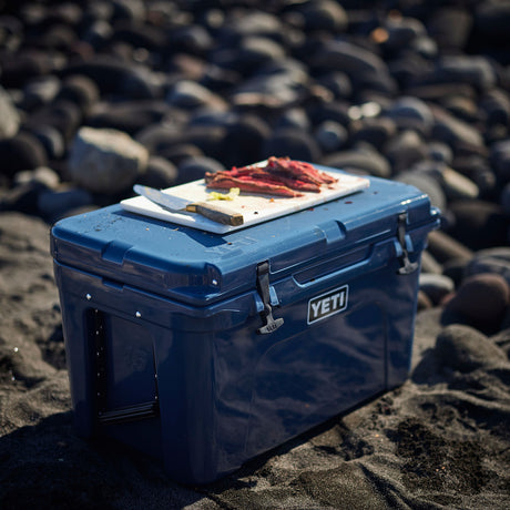 YETI Tundra 35 Cool Box King Crab Orange-Rescue Red-Navy - 53 Degrees North 