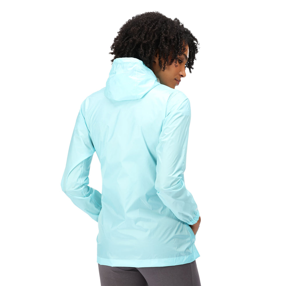 Regatta Women's Pack-It III Waterproof Jacket #color_cool-aqua