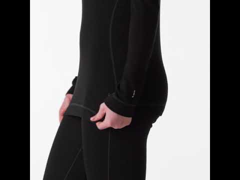 Smartwool Women's Classic Thermal Merino Base Layer Crew Shirt #color_black