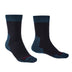 Bridgedale Men's Explorer Heavyweight Merino Comfort Hiking Socks Navy / Medium - 53 Degrees North