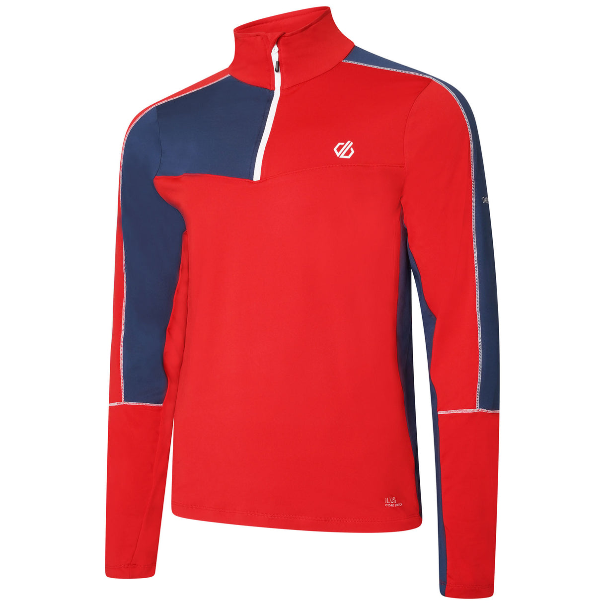 Dare 2b Men's Dignify II Core Stretch Midlayer Top Lichen Green/Black / Small-Lichen Green/Black / Medium-Lichen Green/Black / Large-Lichen Green/Black / X-Large-Lichen Green/Black / XX-Large #- 53 Degrees North 