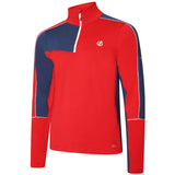 Dare 2b Men's Dignify II Core Stretch Midlayer Top Lichen Green/Black / Small-Lichen Green/Black / Medium-Lichen Green/Black / Large-Lichen Green/Black / X-Large-Lichen Green/Black / XX-Large #- 53 Degrees North 