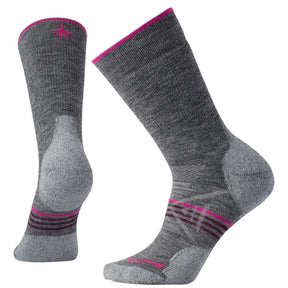 Smartwool Women's PhD Outdoor Medium Crew Socks Grey / Small-Grey / Medium-Grey / Large #- 53 Degrees North 