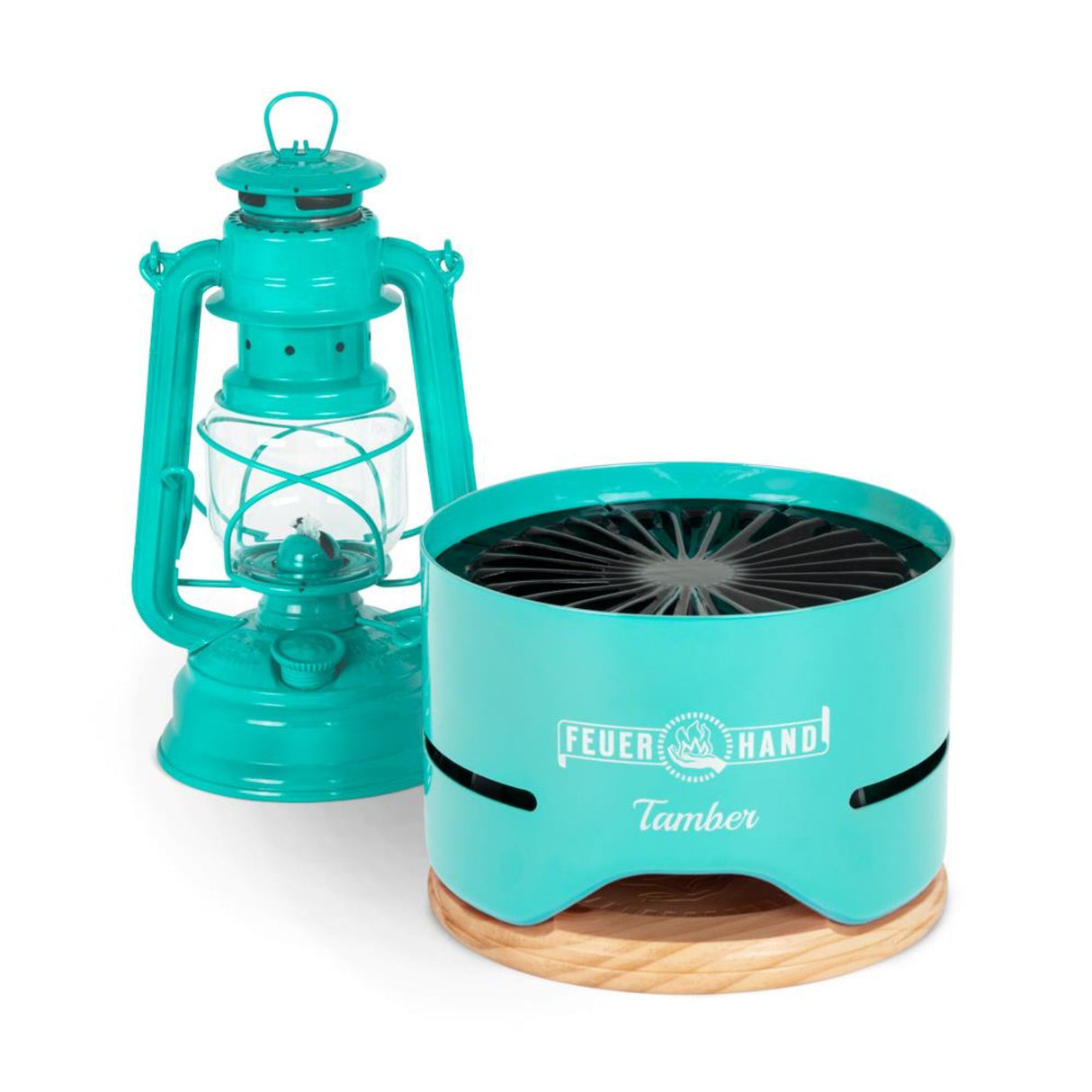 Feuerhand Tamber Table Top Grill Cobalt Blue-Jet Black-Light Green-Ruby Red-Telemagenta #- 53 Degrees North 