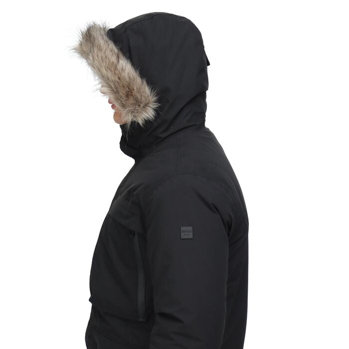 Regatta Men's Volter Parka Coat Black / Small-Black / Medium-Black / Large-Black / X-Large-Black / XX-Large #- 53 Degrees North 