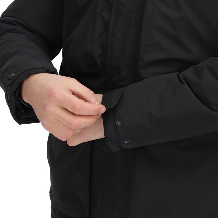 Regatta Men's Volter Parka Coat Black / Small-Black / Medium-Black / Large-Black / X-Large-Black / XX-Large #- 53 Degrees North 