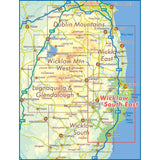EastWest Mapping Wicklow South East Map Default Title #- 53 Degrees North 