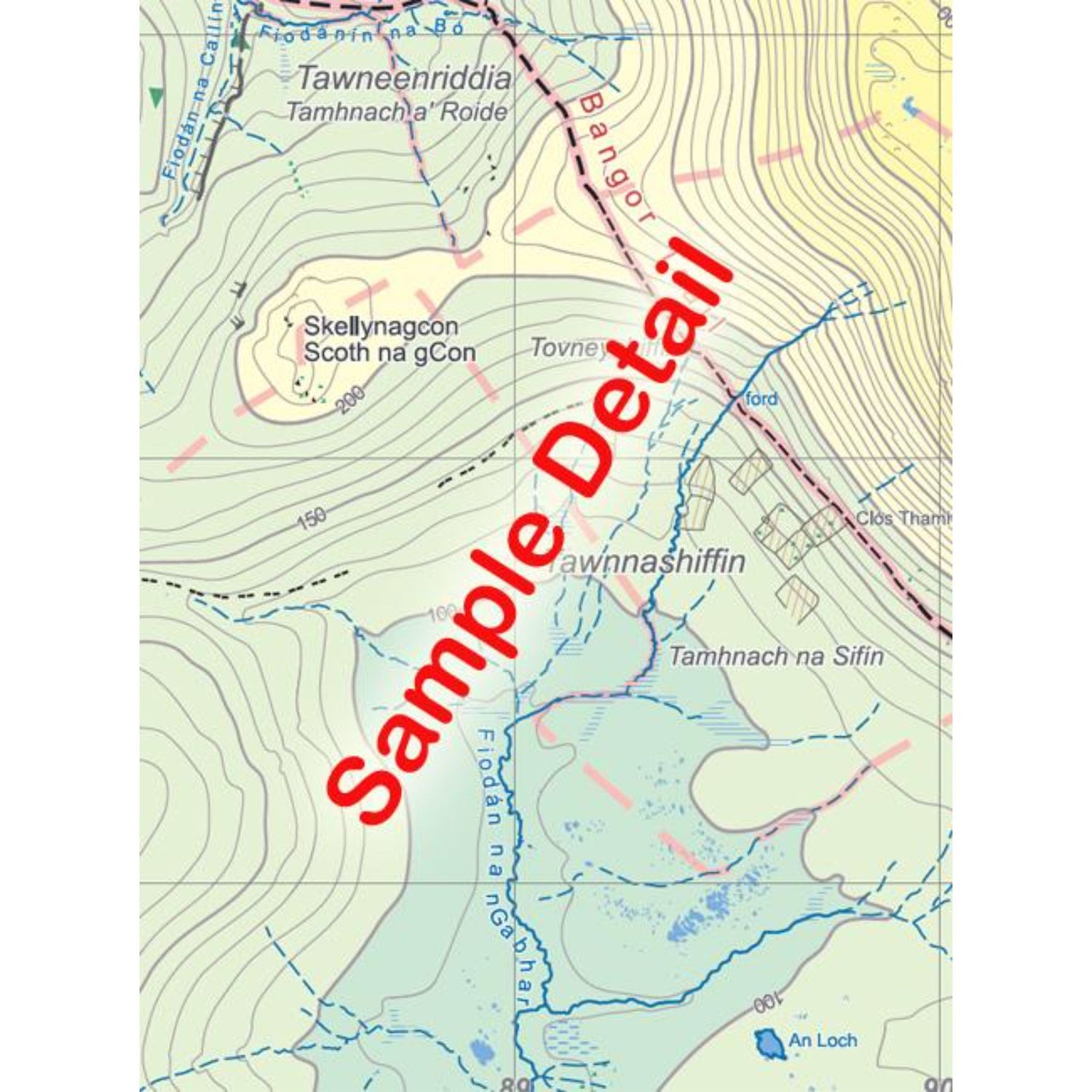 EastWest Mapping Wild Nephin Map Default Title #- 53 Degrees North 